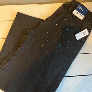 NWT Old Navy Girls High-Rise Baggy Wide Leg Denim Size 12